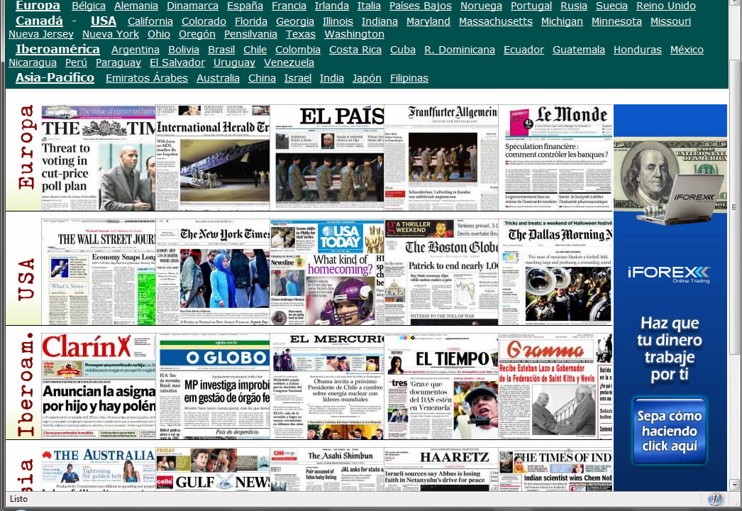: Todas las portadas de los diarios de hoy – PIEL-L  Latinoamericana