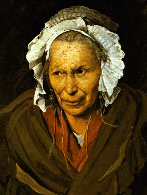 La loca, 1822-1828, óleo sobre lienzo, Museo de Bellas Artes de Lyon.   Théodore Géricault (1791-1824)