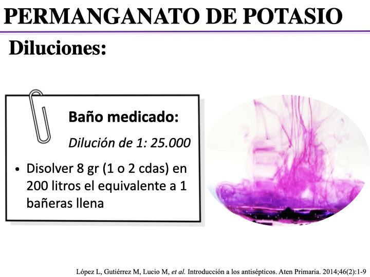 Permanganato de potasio – PIEL-L Latinoamericana