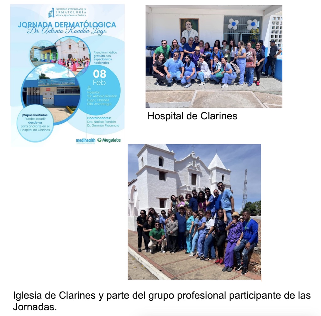 Jornadas Dermatológicas Dr. Antonio Rondón Lugo. Clarines. 2025 – PIEL ...